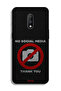 OnePlus 7 Protective Case Cover No Social Media Thank You - 2