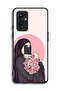 غطاء حماية لهاتف OnePlus 9 5G مع فن التقاط صور سيلفي أثناء حمل الزهور - 2