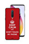 OnePlus 8 Protective Case Cover Keep Calm And Dont Touch My Phone