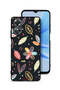 Oppo A17 Protective Case Cover Flowers And Leaves Abstract Art