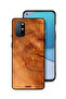 غطاء حماية لهاتف OnePlus 8T 5G مصنوع من الخشب المتصدع