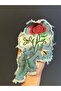 24X12 cm Embroidery Applique Denim Patch Sewing Applique - 5