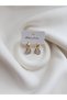 Heart Earrings - Gold Color Heart Earrings - Zircon Stone Heart Earrings - 3