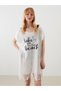 İzr New Season Boat Neck Women's Beach Dress