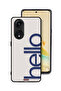 Oppo A1 Pro Protective Case Cover Hello