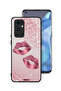 غطاء حماية لهاتف OnePlus 9 Pro 5G برسومات شفاه لامعة