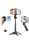 Eocean Mini Selfie Stick 41.5cm Extendable Grip Travel Phone Tripod - 2