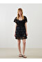 Seray New Season Double-Breasted Collar Lace Women's Beach Dress