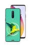غطاء حماية لهاتف OnePlus 8 بتصميم فن تجريدي ببغاء