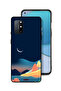 غطاء حماية لهاتف OnePlus 8T 5G برسومات تجريدية على شكل قمر