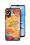 Oppo A17 Protective Case Cover Leaves Abstract Digital Art