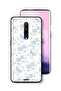 غطاء حماية لهاتف OnePlus 7 Pro مع أيقونة دب تيدي لطيف وزهور