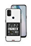 غطاء حماية لهاتف OnePlus Nord N10 5G، ملصق مهندس