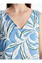 V-Neck Floral Blouse (S5) - 3