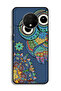 OnePlus 7T Protective Case Cover Floral Owl - 2
