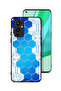 غطاء حماية لهاتف OnePlus 9 5G بنمط شبكة أيقونات سداسية الشكل من Honeycomb