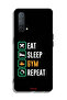 غطاء حماية OnePlus Nord CE 5G Eat Sleep Gym Repeat - 2