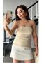 Stone Strapless Blouse - 4
