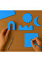 Blue Color Cardboard 36 Pieces 35X50 cm Hard Cardboard Cardboard - 2