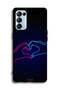 Oppo Reno5 Pro 5G Protective Case Cover Touching Hand Making Heart - 2