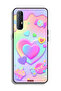 غطاء حماية لهاتف Oppo Reno3 Pro 4G برسومات قلوب البوب - 2