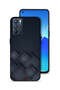 Oppo Reno6 5G Protective Case Cover Squares Pattern On Cloth