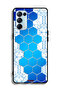 Oppo Reno5 Pro 5G Protective Case Cover Honeycomb Hexagon Icon Networks - 2