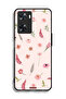 Oppo A77s Protective Case Cover Leaves And Roses Pattern - 2