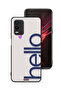 Oppo K9x Protective Case Cover Hello