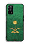 Oppo A55 4G Protective Case Cover Kingdom Of Saudi Arabia Sign On Leather - 2
