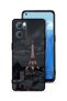غطاء حماية لهاتف Oppo Reno7 5G بتصميم برج إيفل في الليل