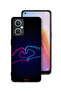 Oppo A96 5G (China) Protective Case Cover Touching Hand Making Heart