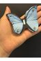 10X8 cm 3D Stone Embroidery Butterfly Embroidery Sewing Applique Blue - 4