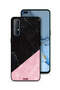 غطاء حماية لهاتف Oppo Reno3 Pro 4G بنمط رخامي