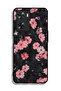 Oppo A77s Protective Case Cover Peach Small Roses - 2