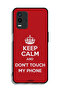 Oppo K9x Protective Case Cover Keep Calm And Dont Touch My Phone - 2