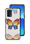 Oppo A95 4G Protective Case Cover Digital Art Simple Background Minimalism Butterfly