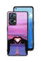غطاء حماية لهاتف Oppo Reno7 Pro 5G بتصميم قلب وقمر