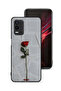 غطاء حماية لهاتف Oppo K9x وردي على ورق