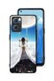 غطاء حماية لهاتف Oppo Reno7 5G برسومات مدينة غيوم القمر