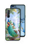 غطاء حماية لهاتف Oppo Reno3 Pro 4G بنقشة الطاووس