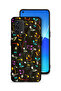 Oppo Reno6 Lite Protective Case Cover Music Fabric Pattern
