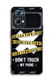 Oppo Reno7 Pro 5G Protective Case Cover Caution Never Touch My Phone - 2