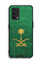 Oppo A95 4G Protective Case Cover Kingdom Of Saudi Arabia Sign On Leather - 2