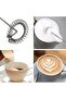 Electric Milk Frother: Versatile Latte Maker, Handheld Blender 2x - 2