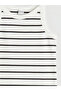 Crew Neck Striped Girl's Dress - 5