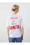 Lcw Vision Crew Neck Printed Oversize Women's T-Shirt (S5) - 4