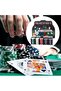 Professional Poker Set 200 Chips Luxury Metal Boxed Casino Vip Game Team with Custom Playing Cards - 7