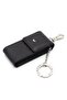 Black Leather Unisex Keychain - S1An00000095-A41 - 2