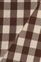 Men's White Brown Plaid 2025 Jogger Shorts - 5